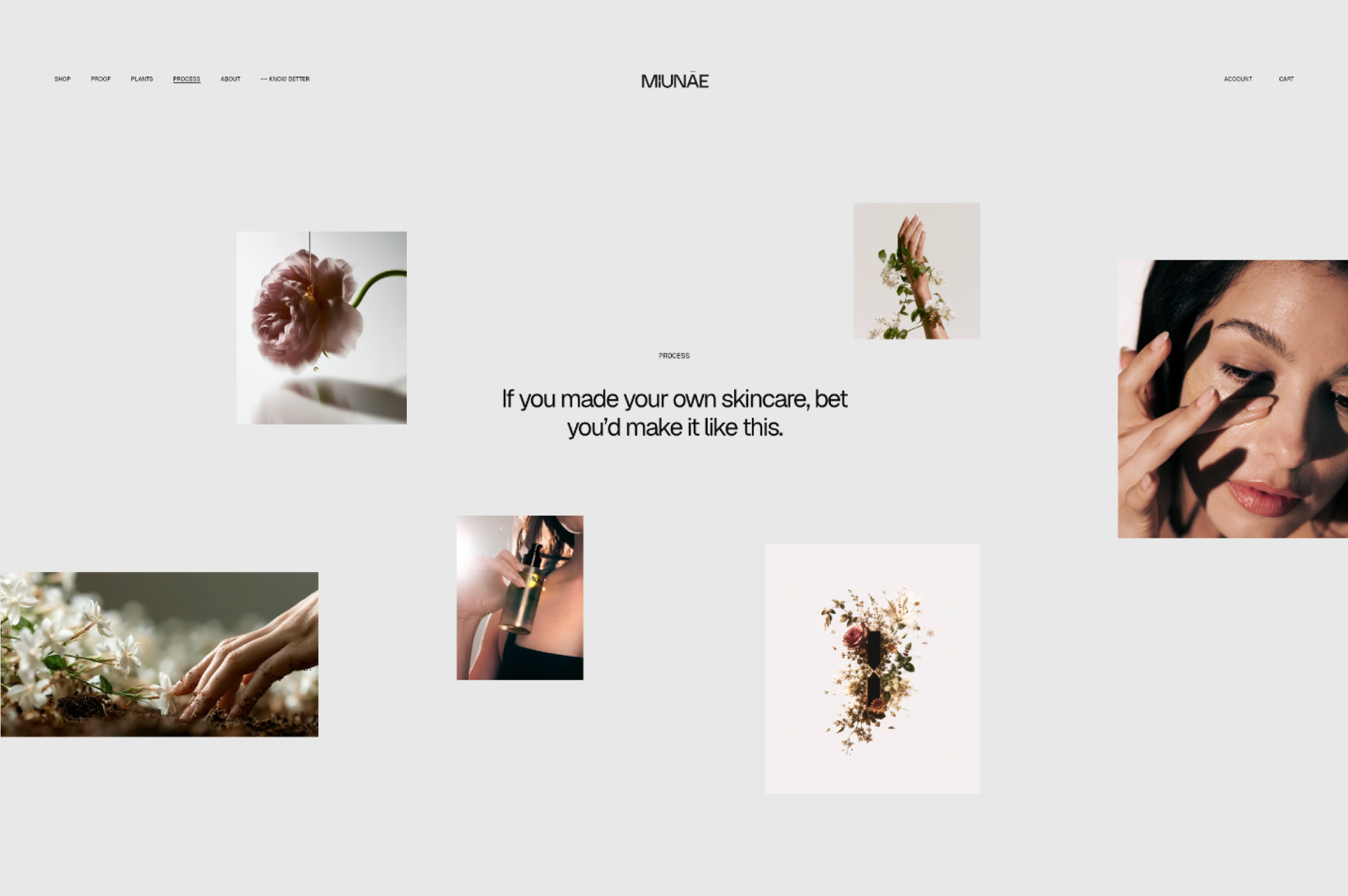 MIUNĀE website